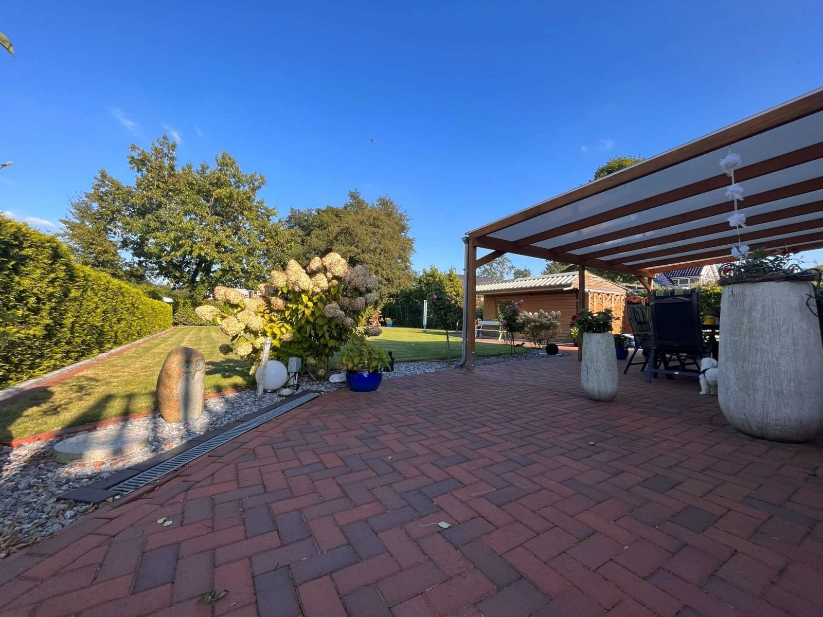 Überdachte Terrasse