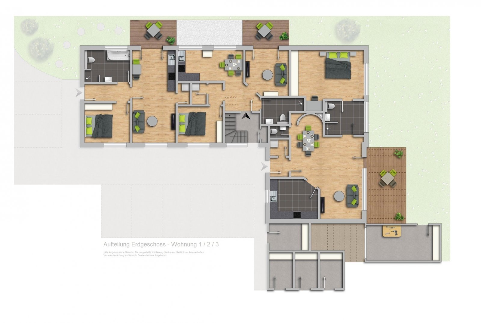 3_536 Aufteilung Erdgeschoss