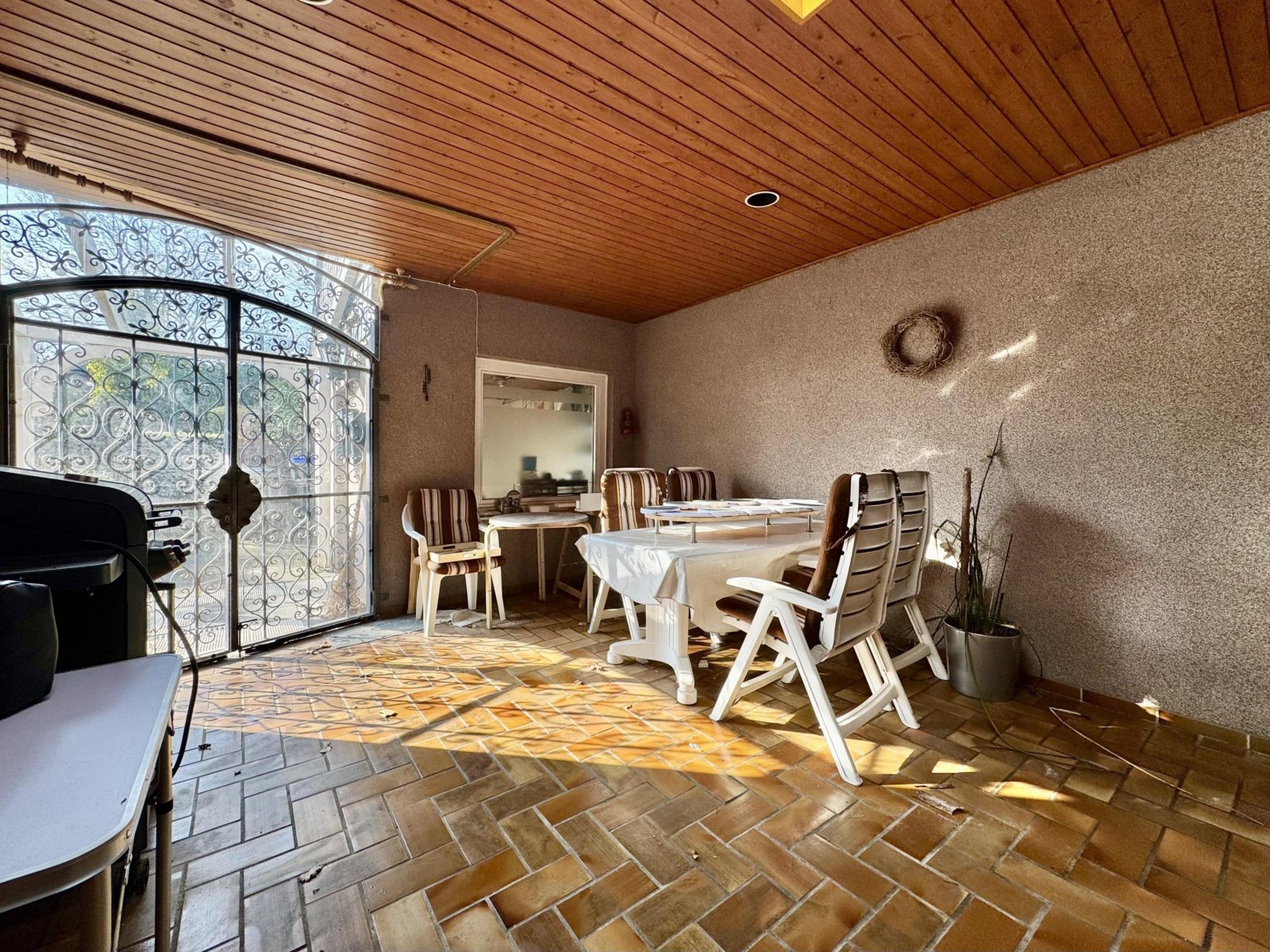 Überdachter Bereich