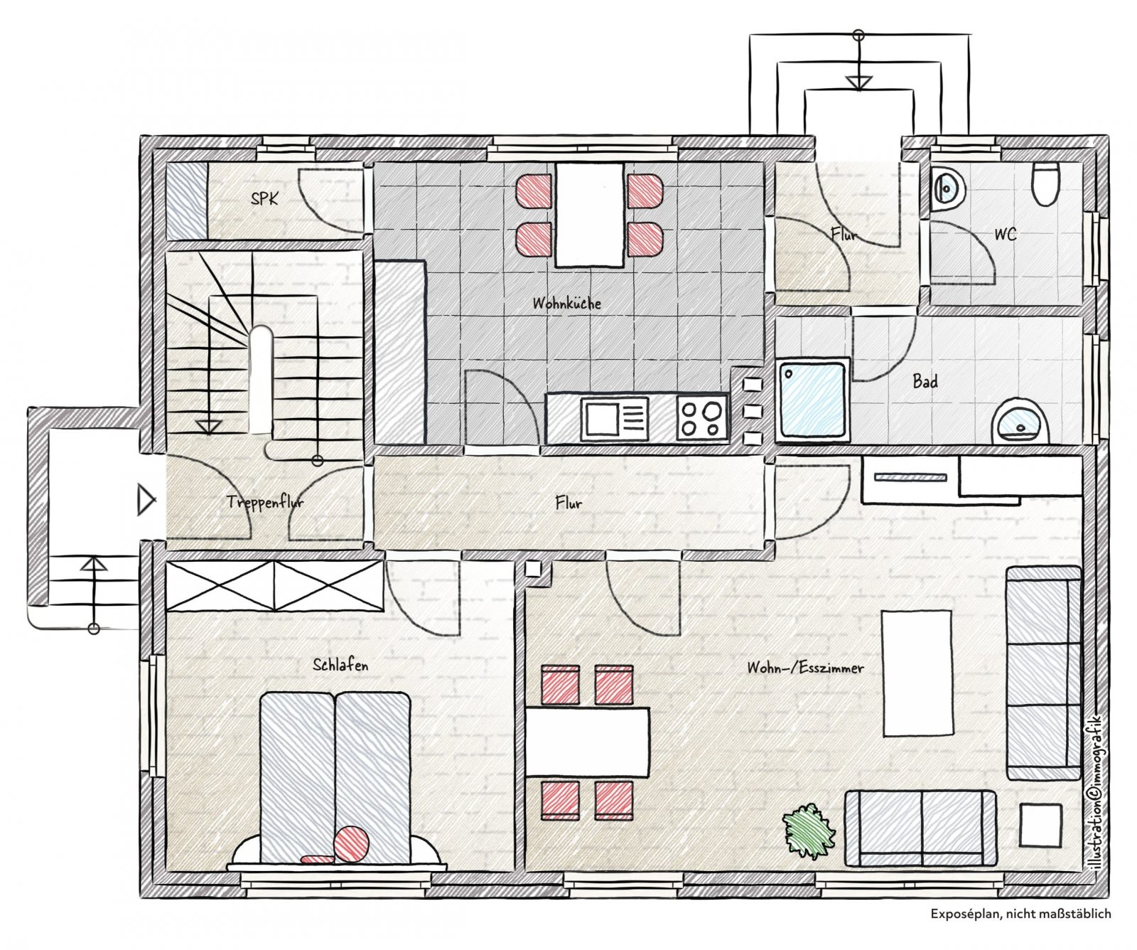 Grundriss Erdgeschoss