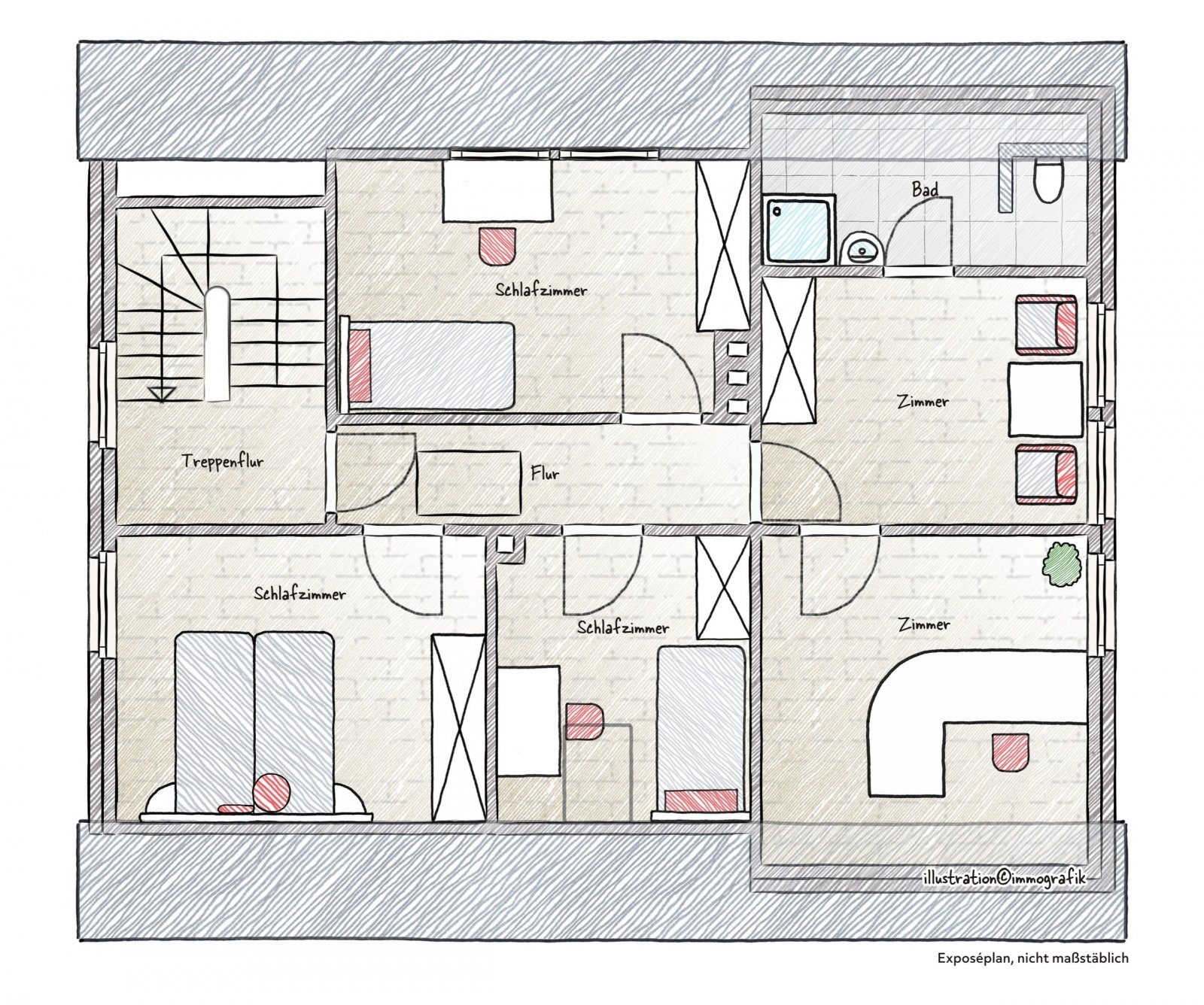Grundriss Dachgeschoss