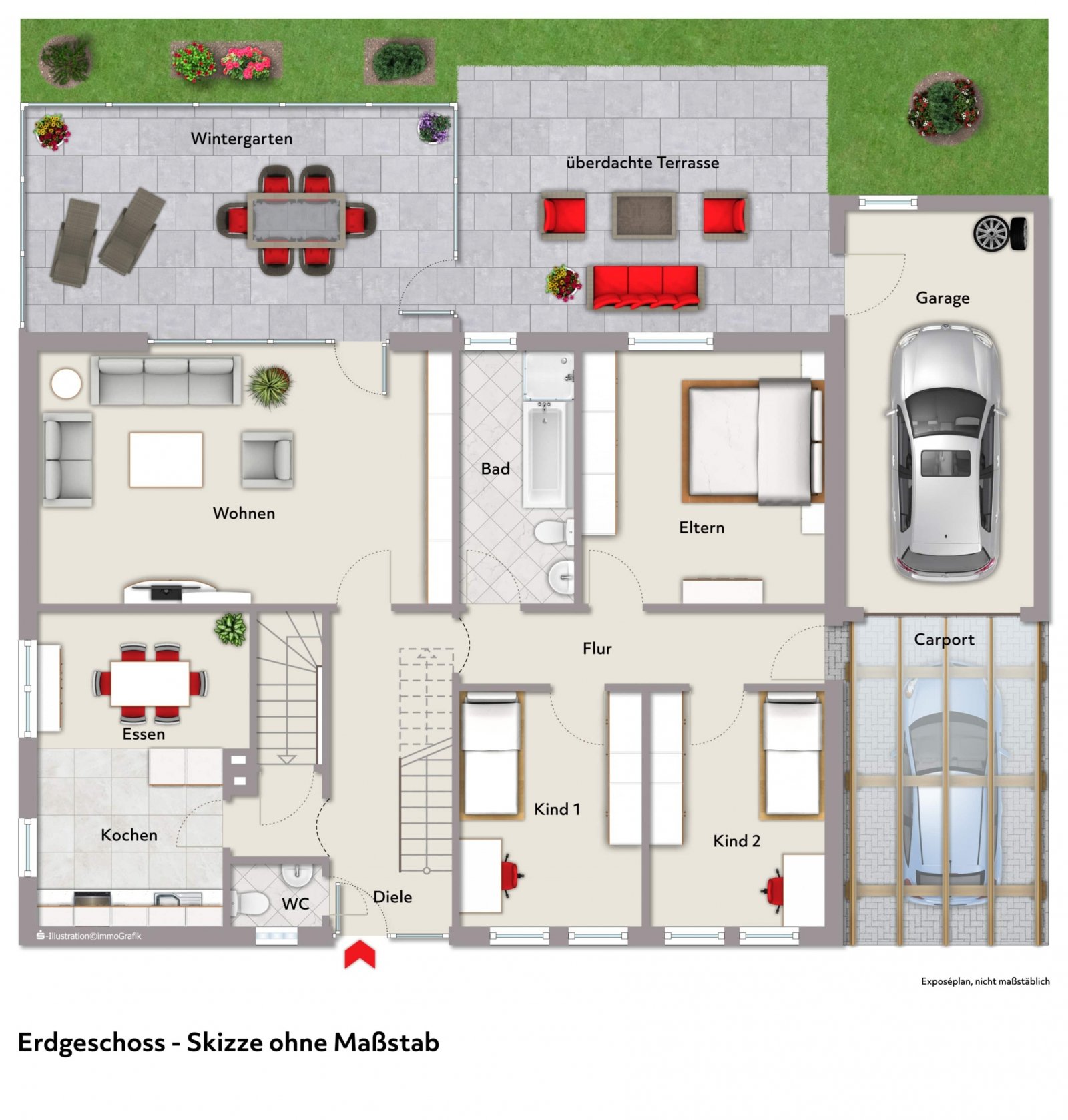 Grundriss Erdgeschoss