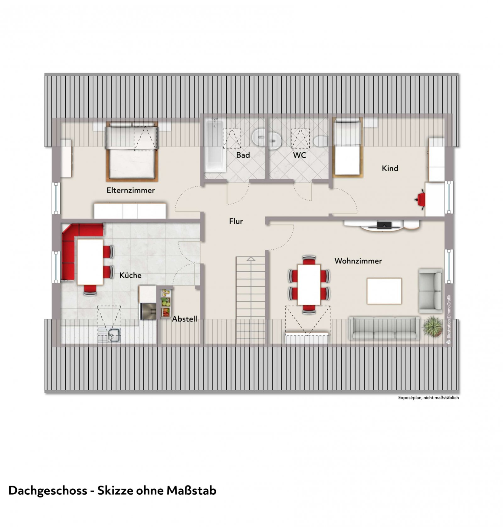 Grundriss Dachgeschoss