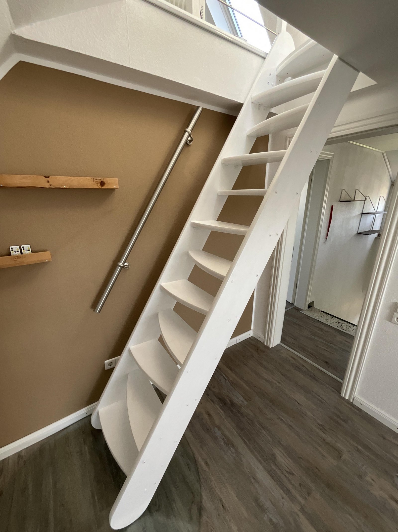 Treppe zum Spitzboden