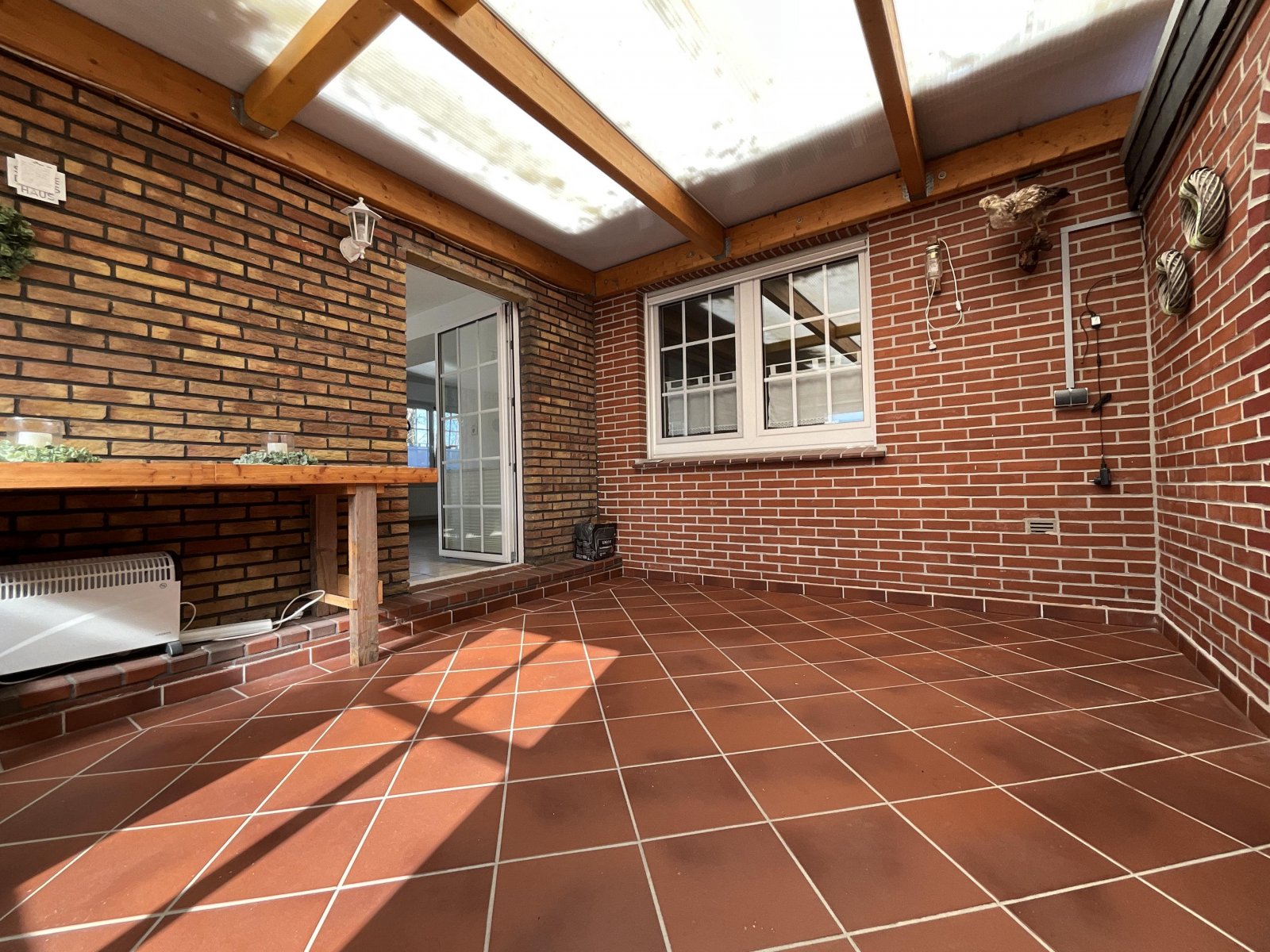 Überdachte Terrasse