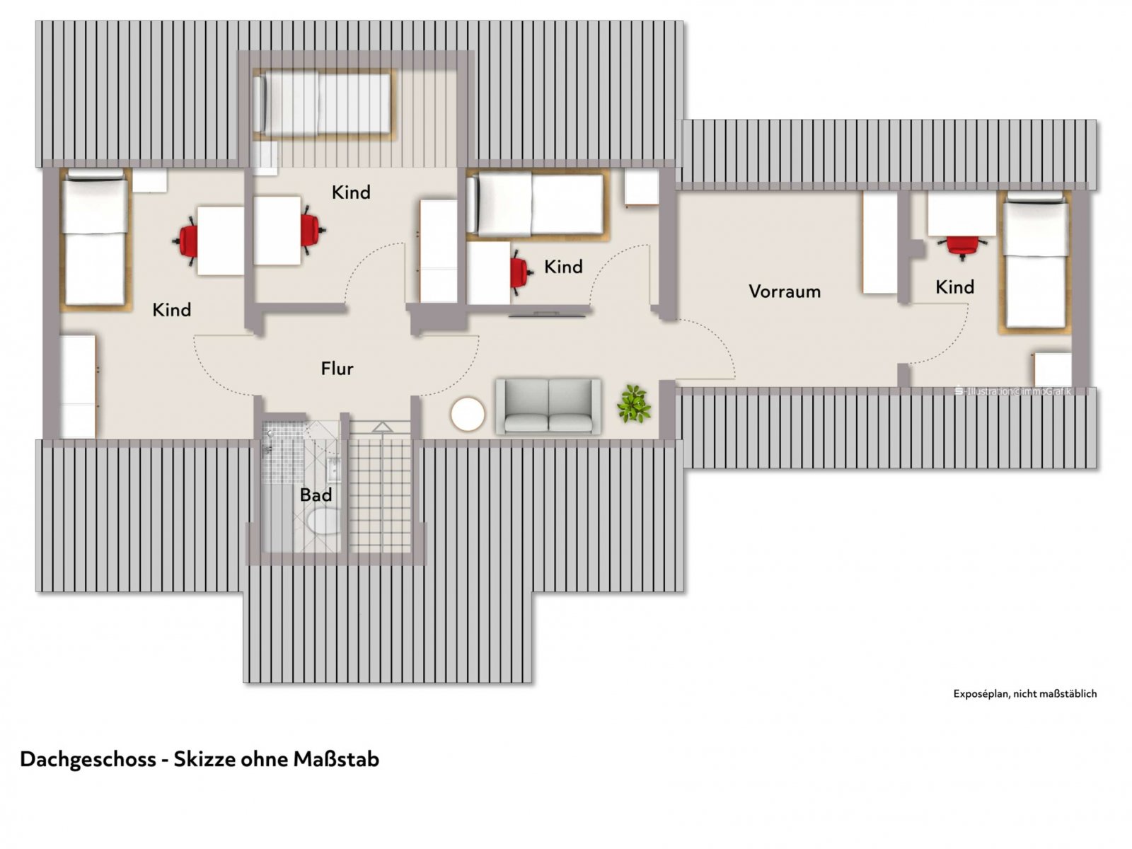 Grundriss Dachgeschoss