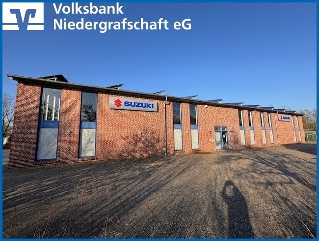 Nordhorn: Großzügige Halle mit Ausstellungsraum und Werkstatt 
