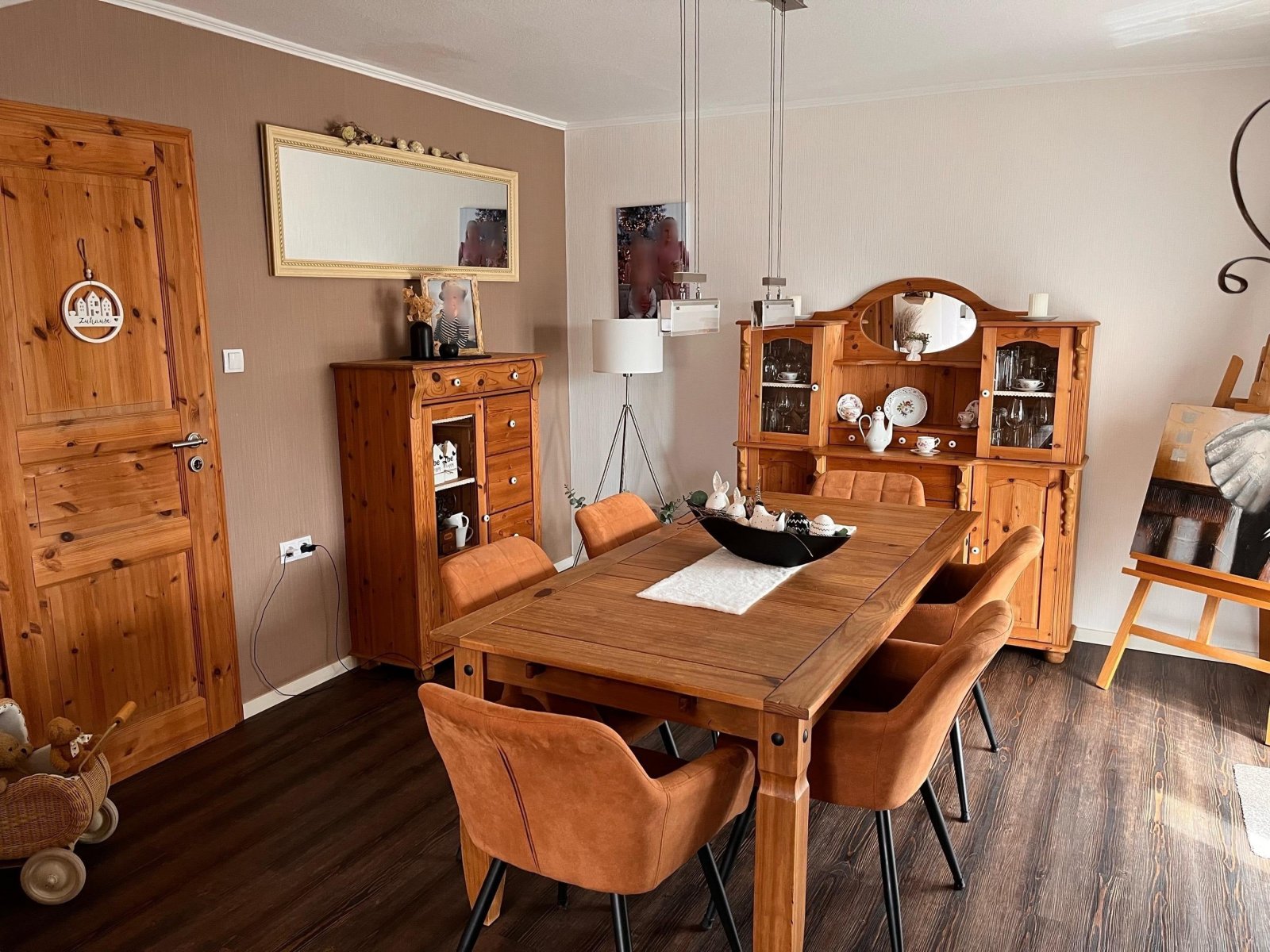 Esszimmer im Dachgeschoss