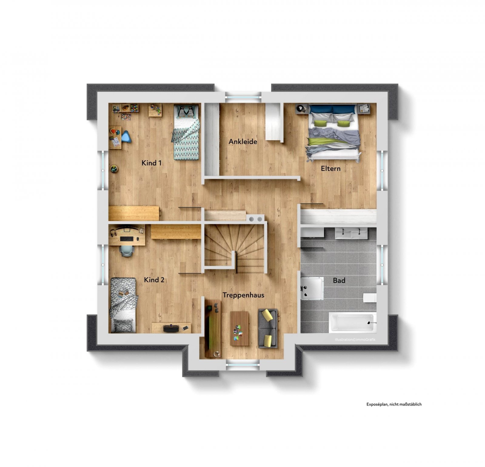 Grundriss Dachgeschoss