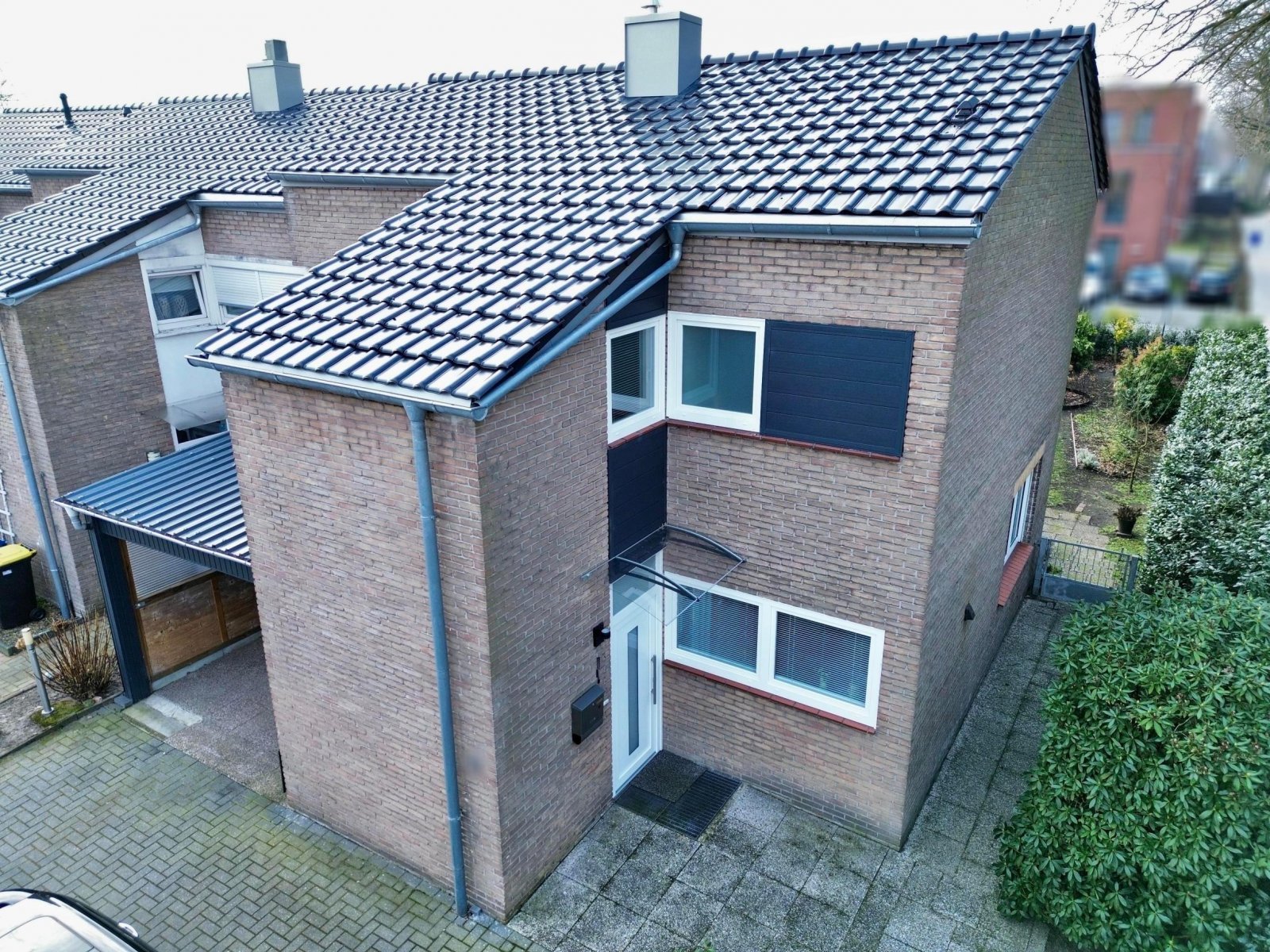 Seitlicher Blick, Luftbild