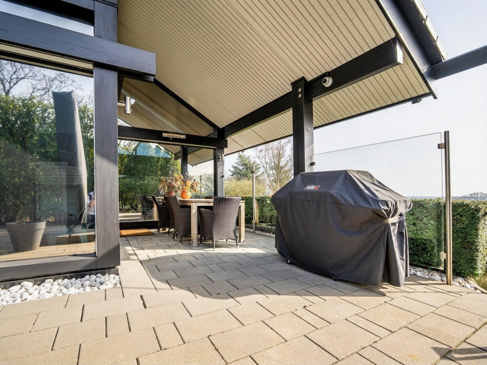 Überdachte Terrasse