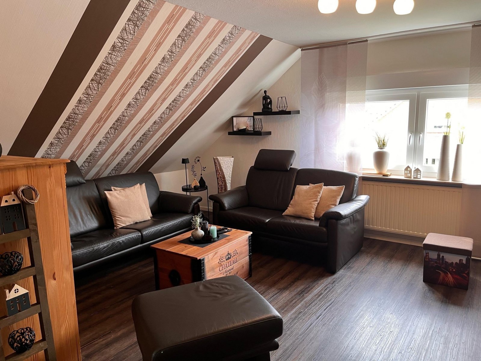 Wohnzimmer im Dachgeschoss