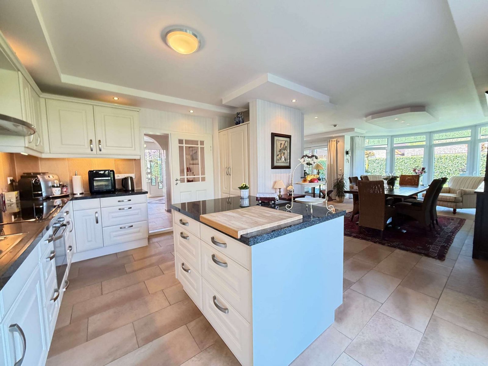 Offene Küche zum Wohnbereich