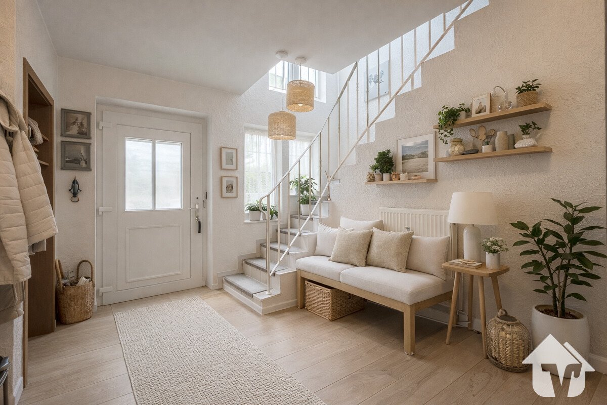 Eingangsbereich visualisiert