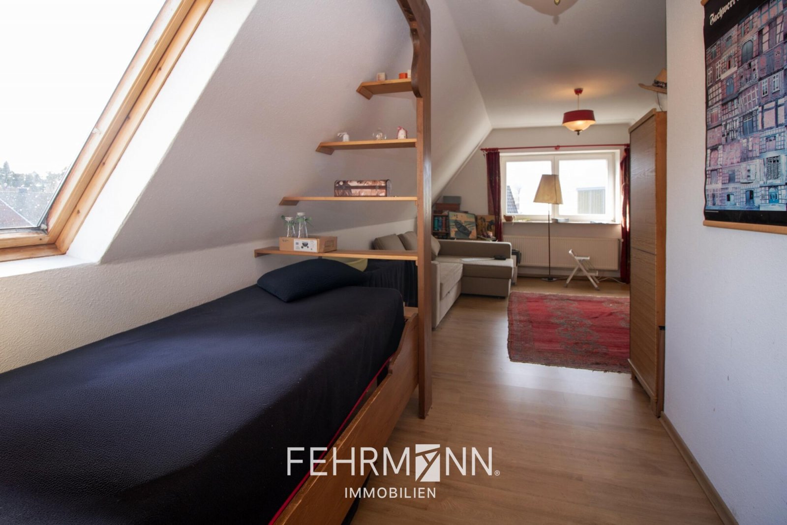 Spitzboden-Schlafzimmer