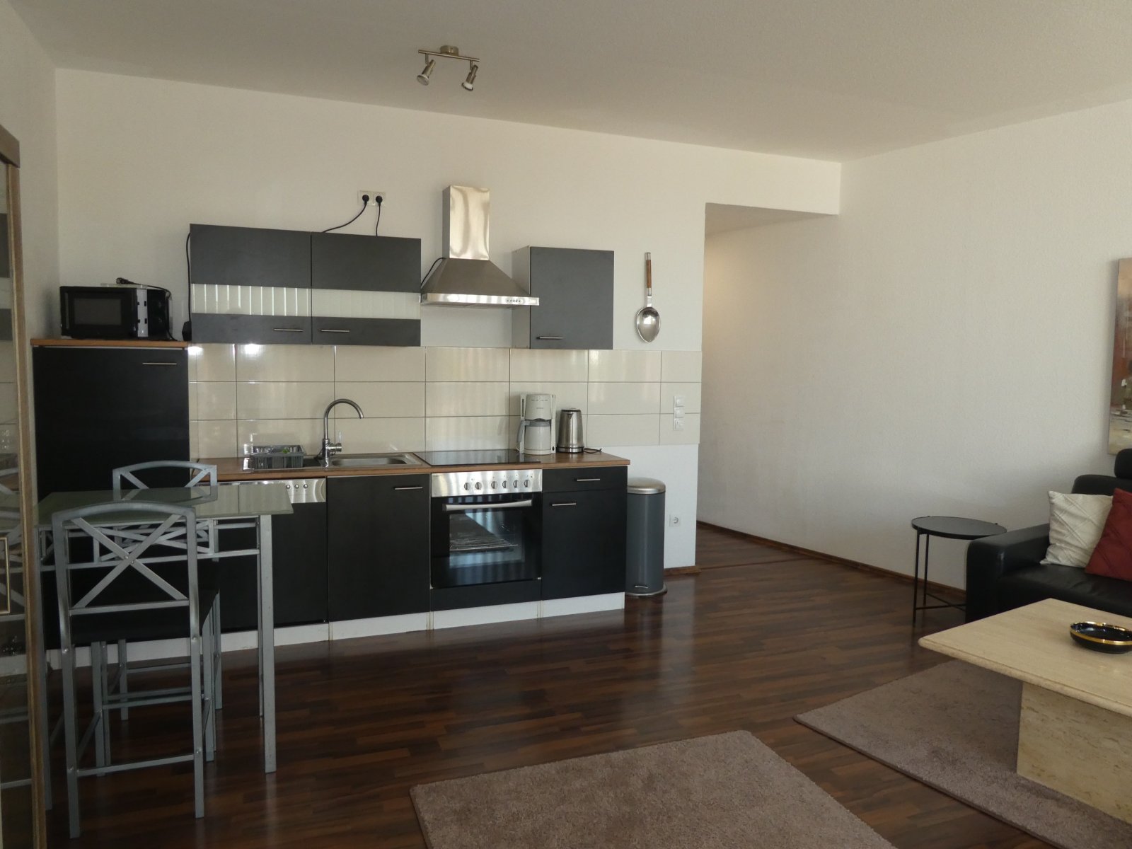 Küche/Wohnzimmer im Obergeschoss