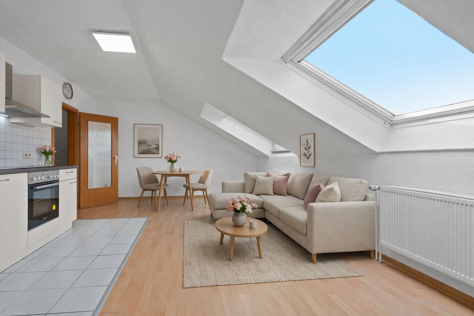 Visualisierung Wohnen/Kochen 