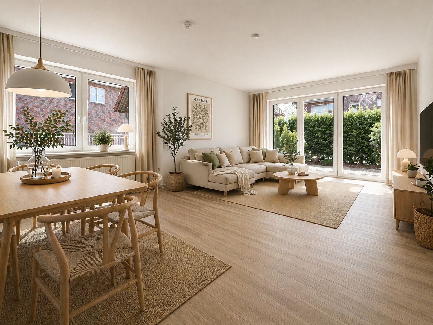 Visualisierung Wohn-/Esszimmer 