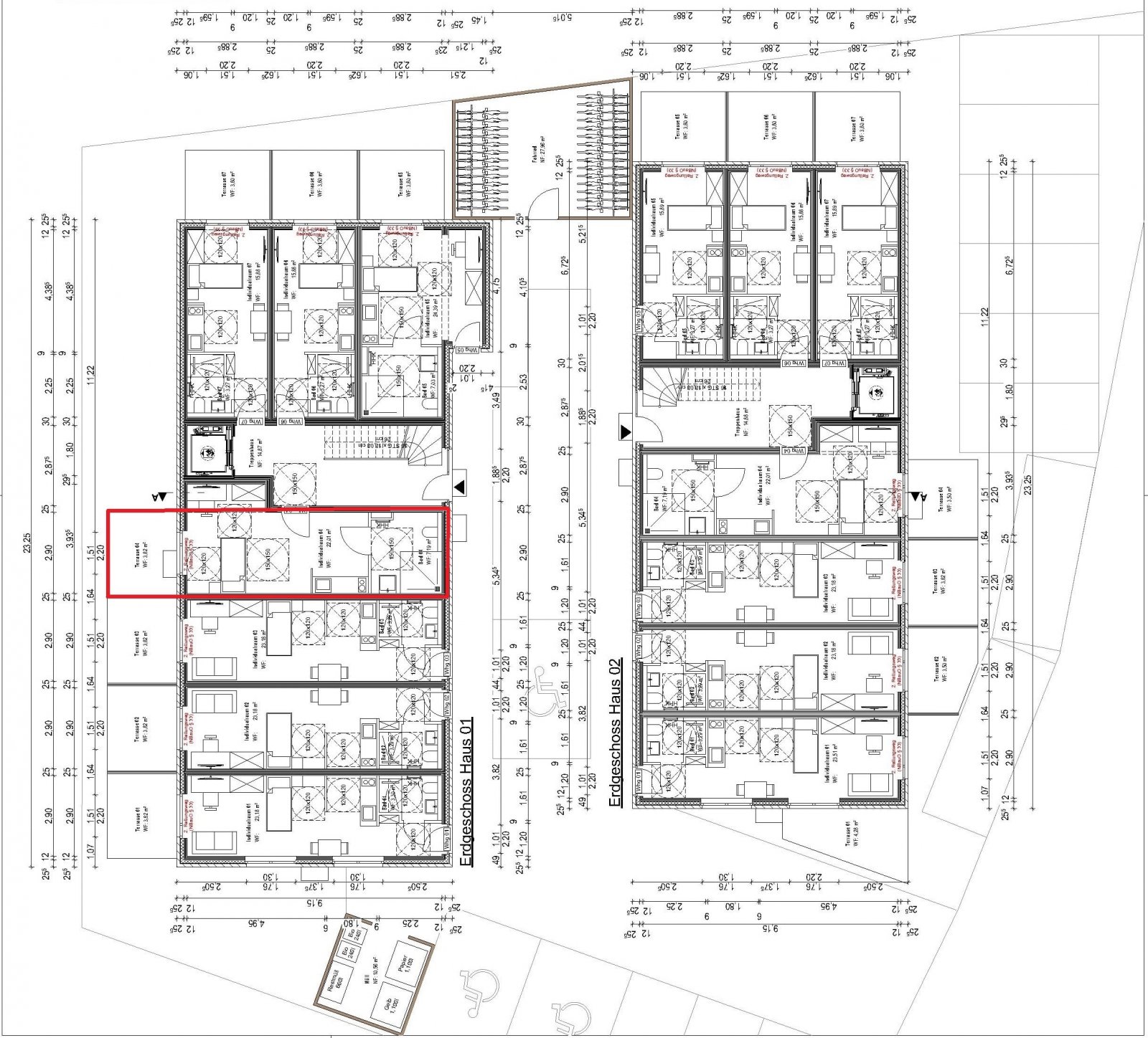 Grundriss Wohnung 01.04 Grundriss Wohnung 01.04