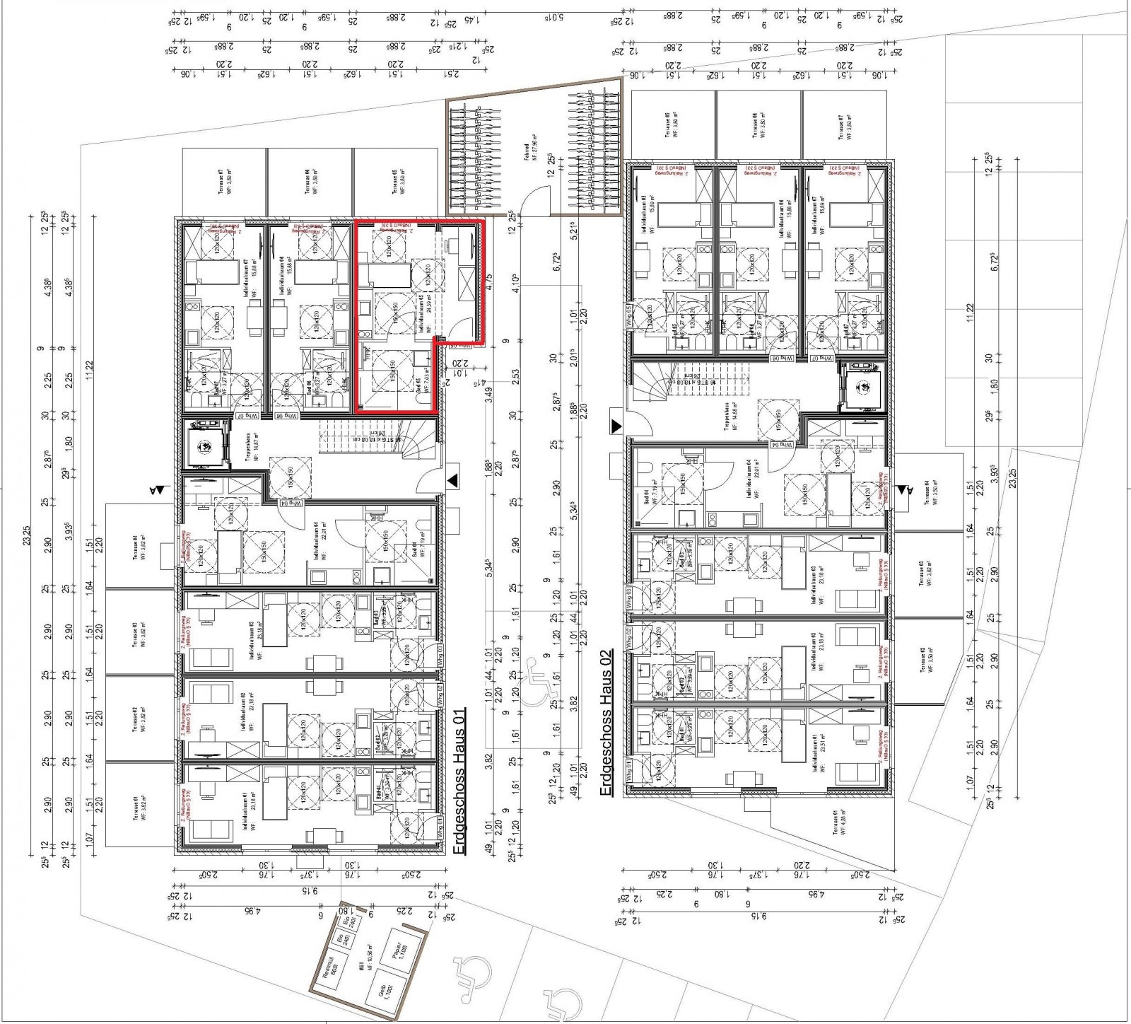 Grundriss Wohnung 01.05 Grundriss Wohnung 01.05