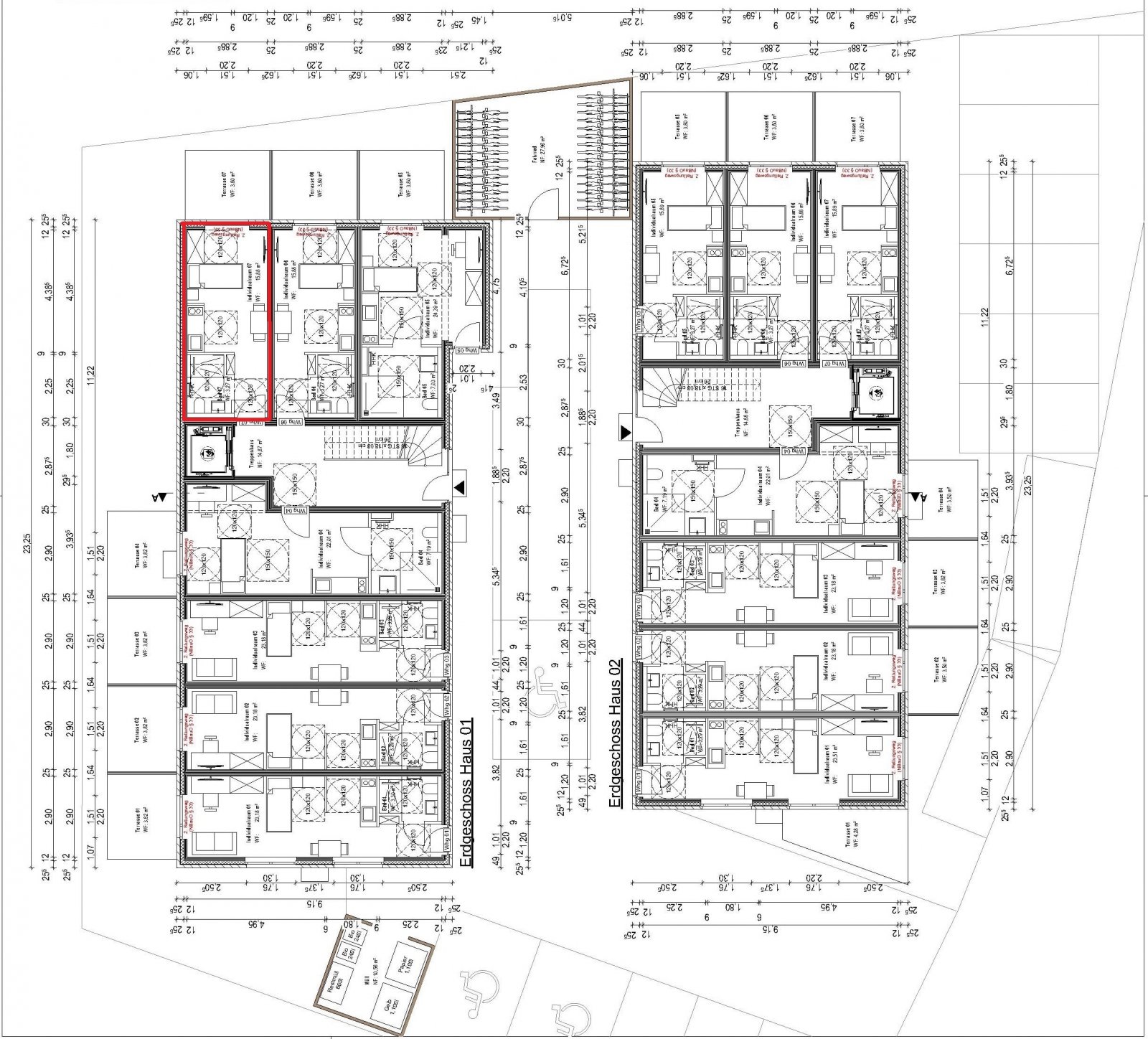Grundriss Wohnung 01.07 Grundriss Wohnung 01.07