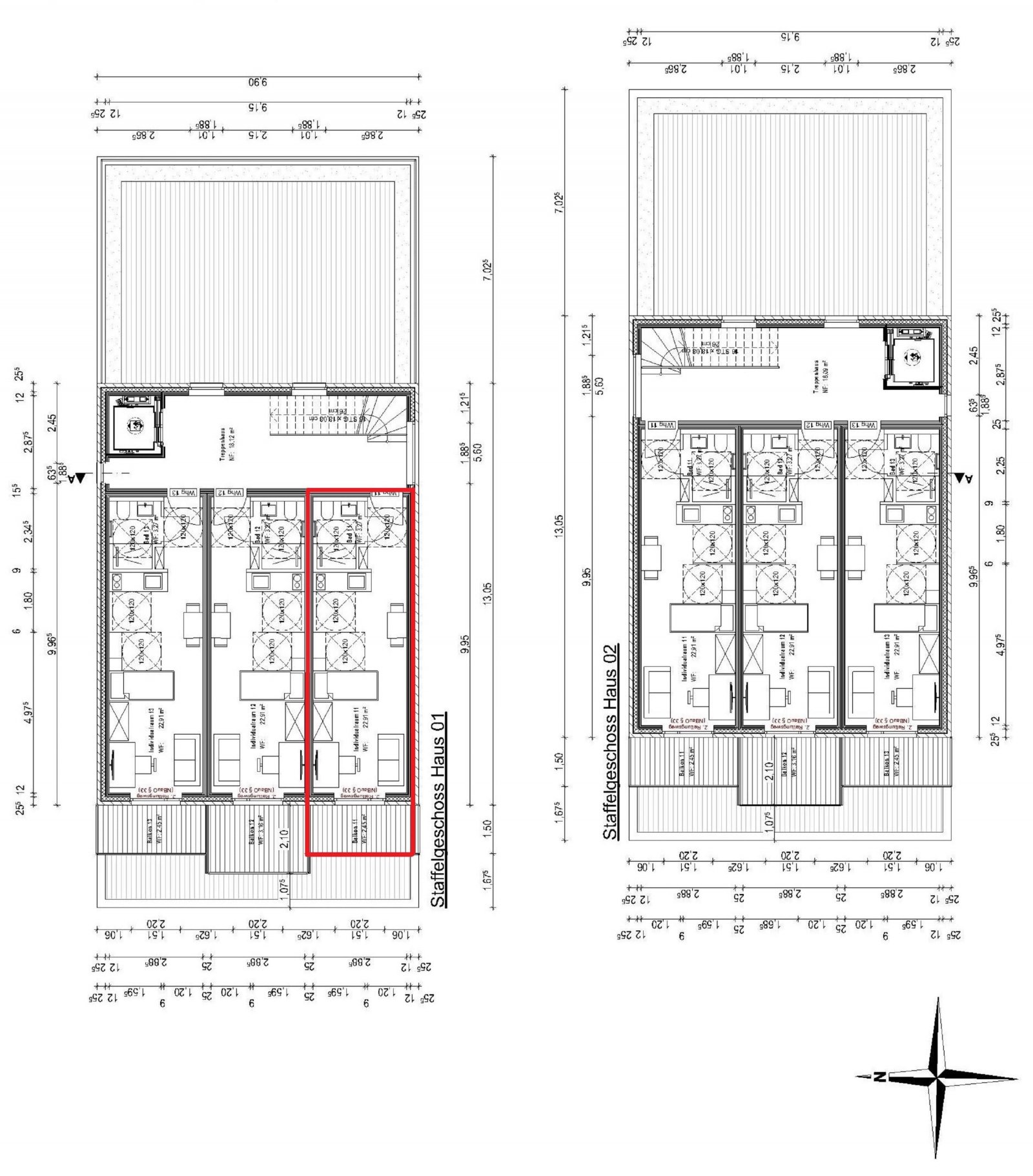 Grundriss Wohnung 01.11 Grundriss Wohnung 01.11