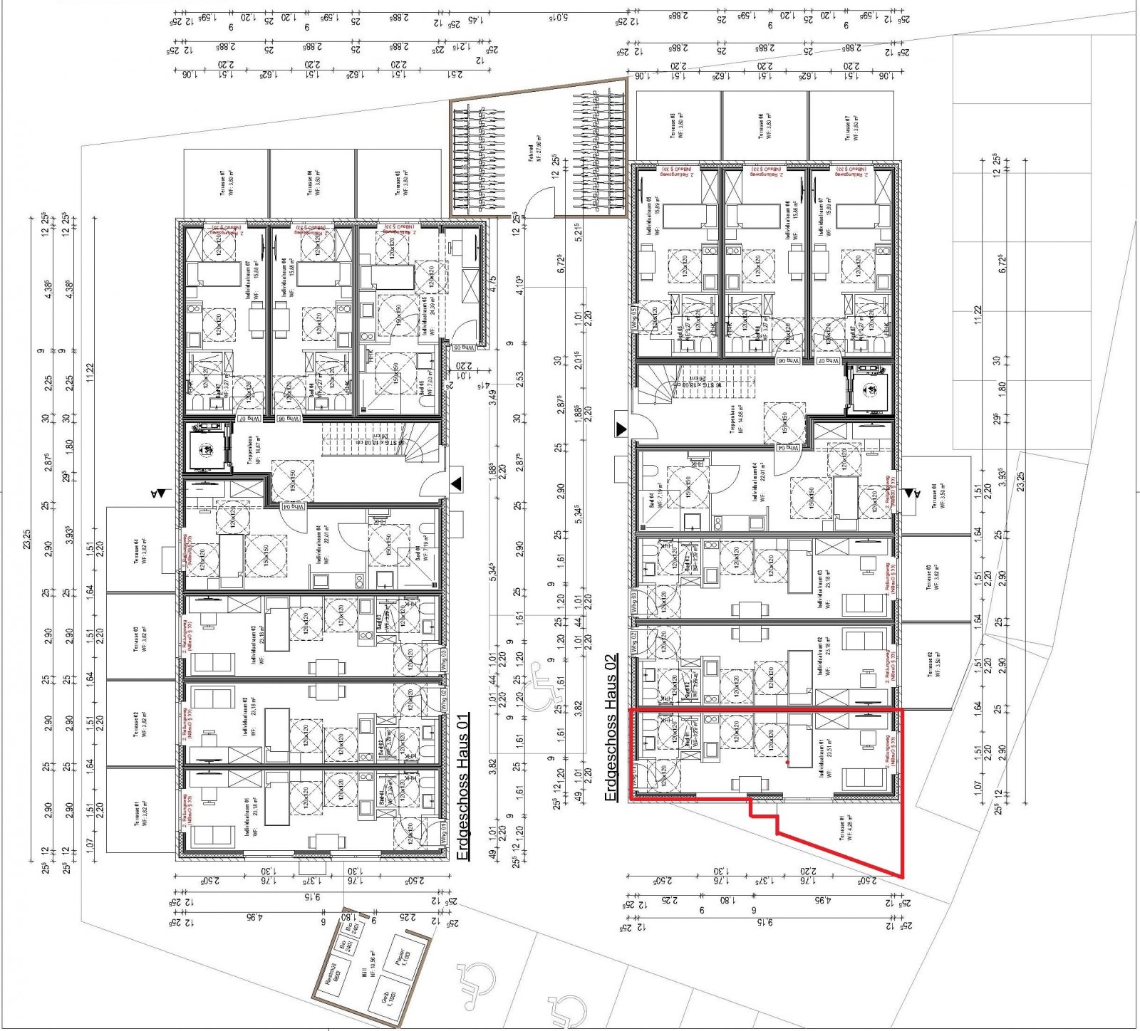 Grundriss Wohnung 02.01 Grundriss Wohnung 02.01