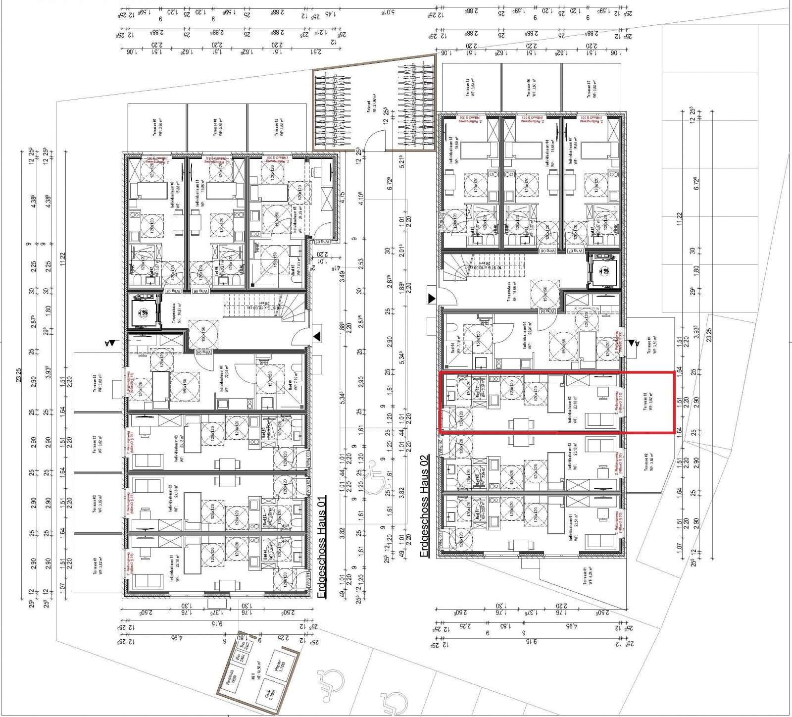 Grundriss Wohnung 02.03 Grundriss Wohnung 02.03