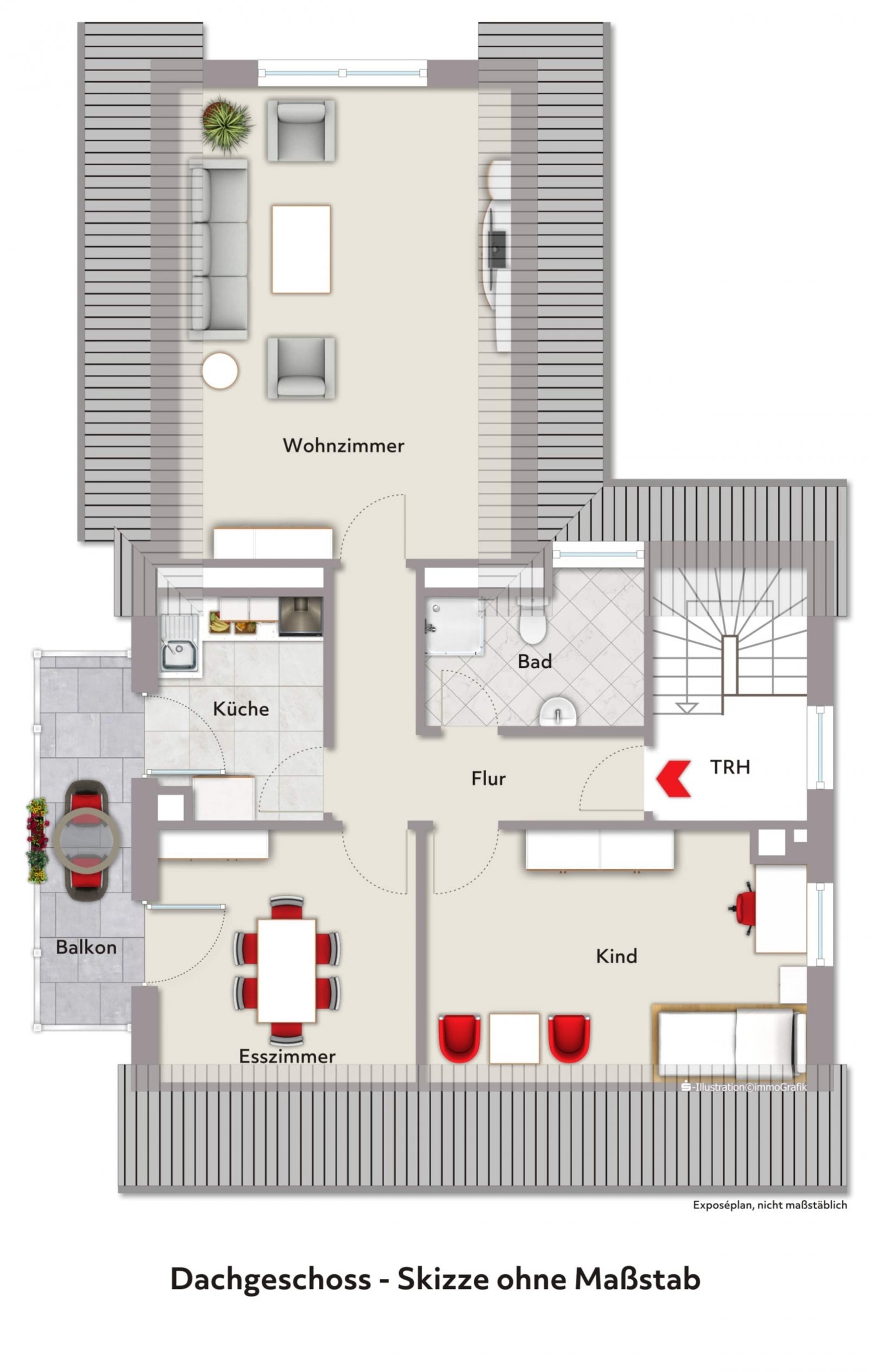 Grundriss Dachgeschoss