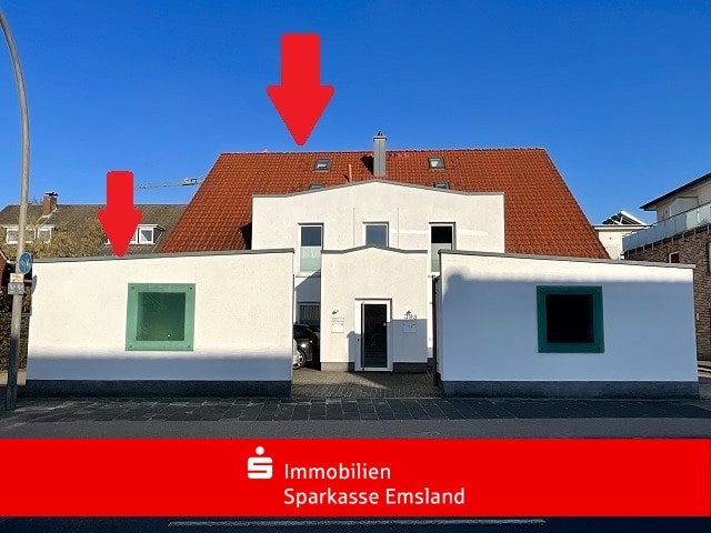 Lingen: Wohnen auf zwei Ebenen – Stilvolle Maisonette in Bestlage von Lingen 