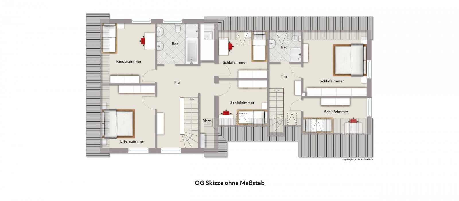 Grundriss Obergeschoss