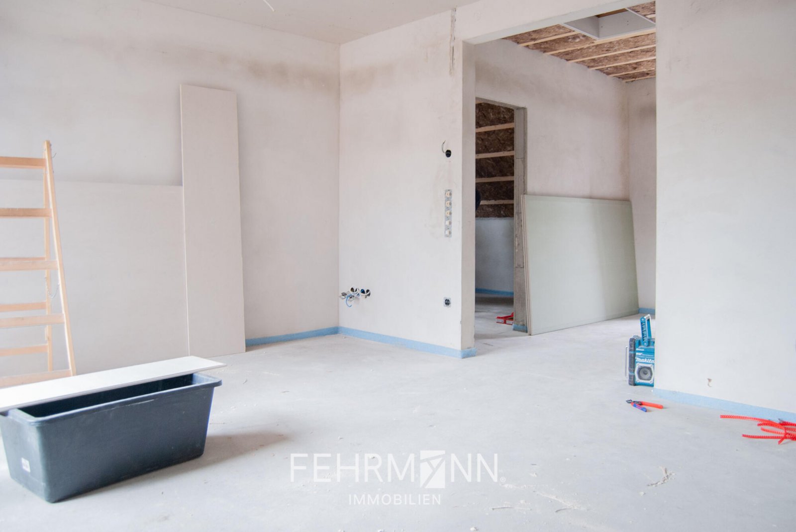 Beispielwohnung/Aktueller Baufortschritt