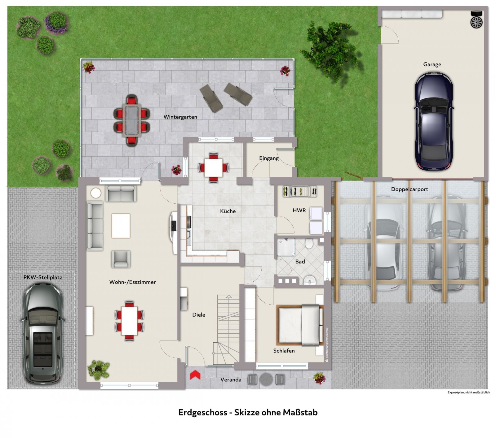 Grundriss Erdgeschoss Grundriss Erdgeschoss