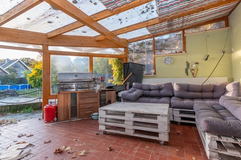 Überdachte Terrasse