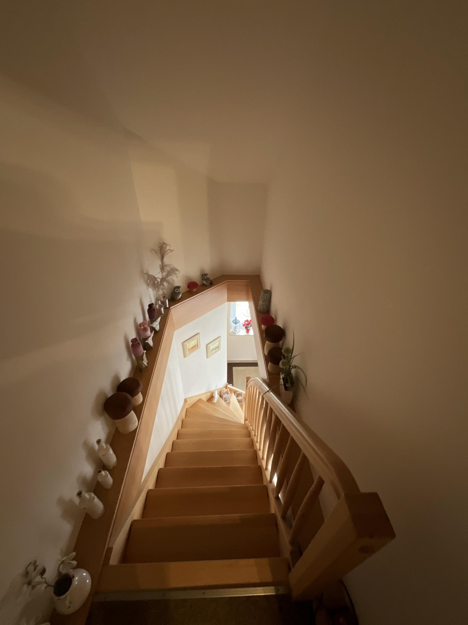 Treppe zum Dachgeschoss