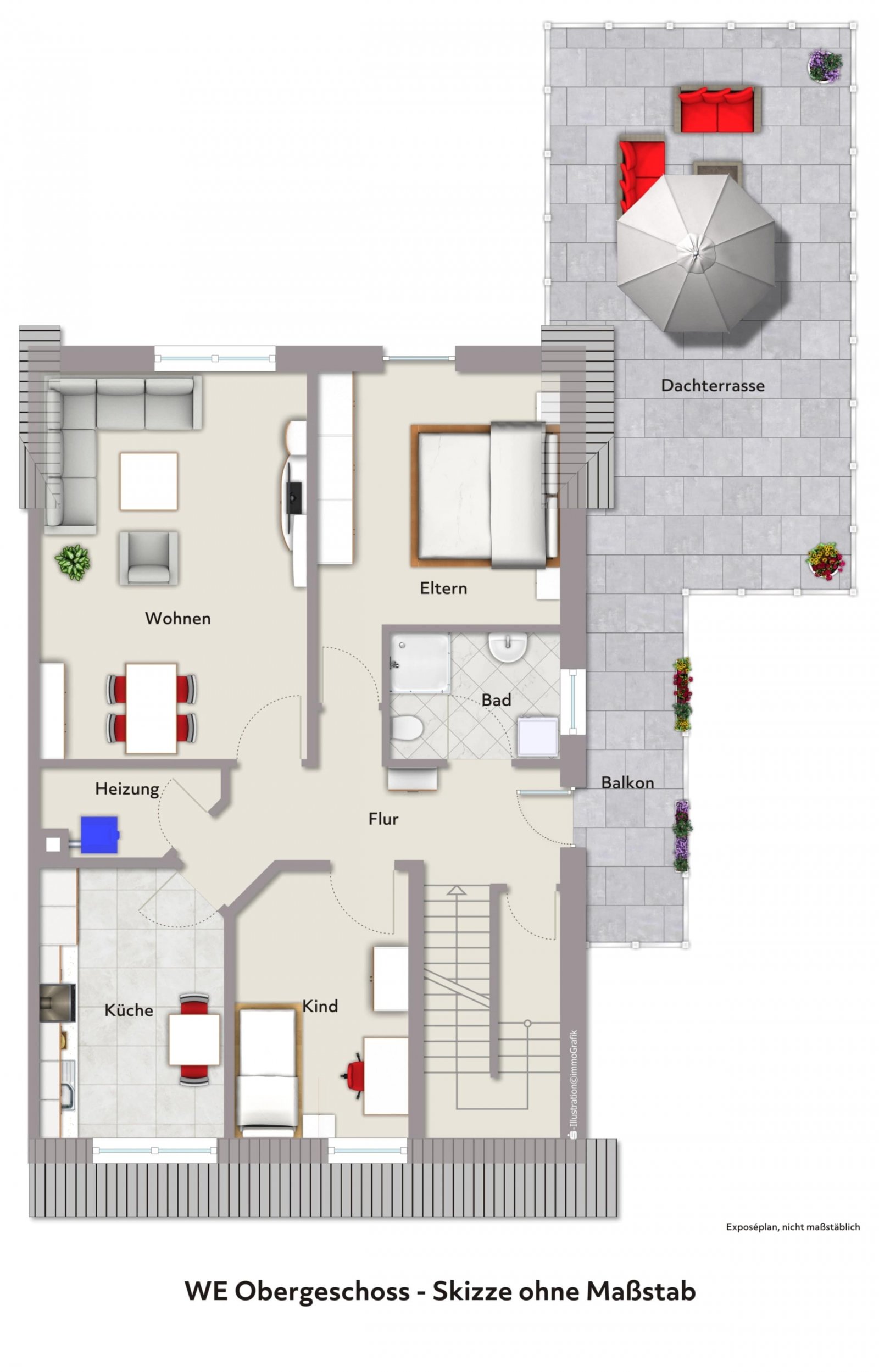 Grundriss Dachgeschoss
