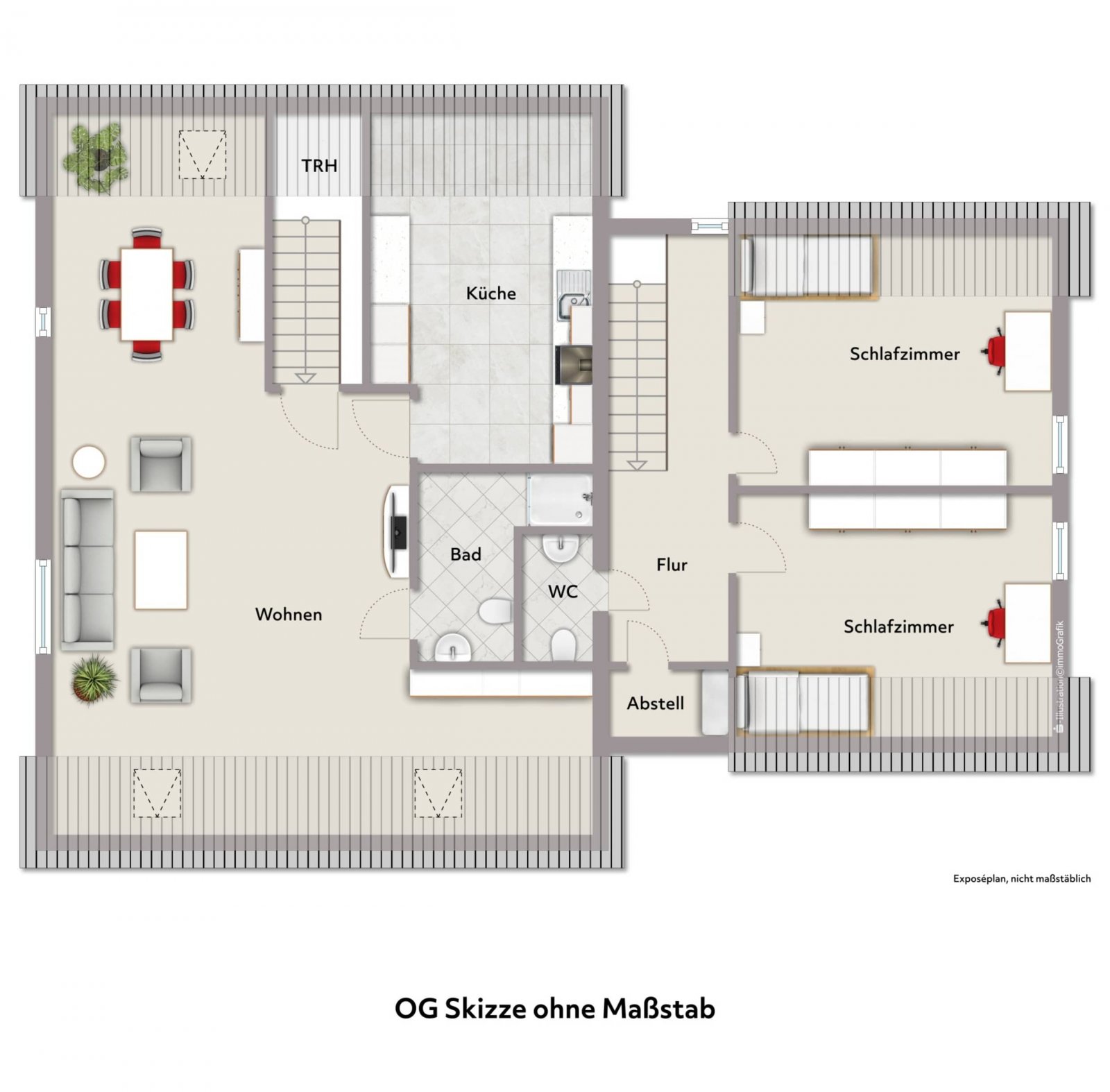 Grundriss Obergeschoss