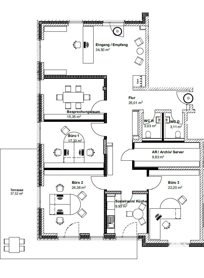 Möglicher Grundriss