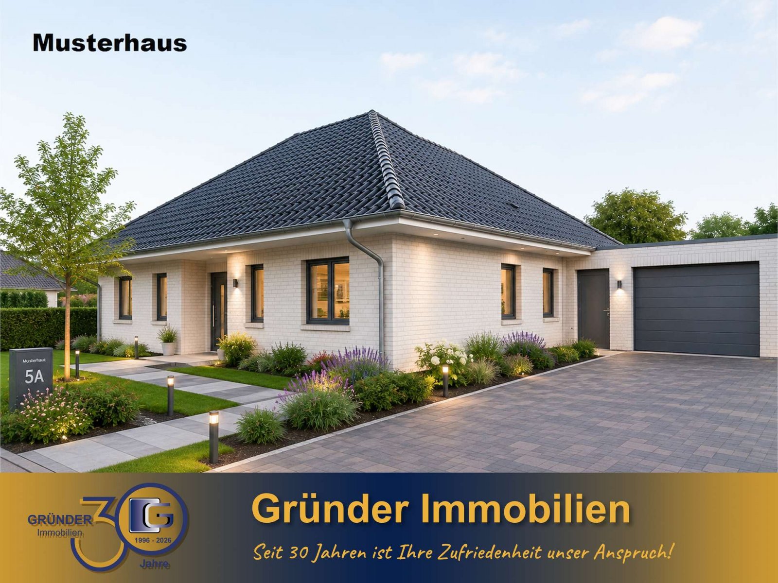 Herzlake: Provisionsfrei für Käufer! Neubau-Walmdachbungalow - Wünsche können berücksichtigt werden! 