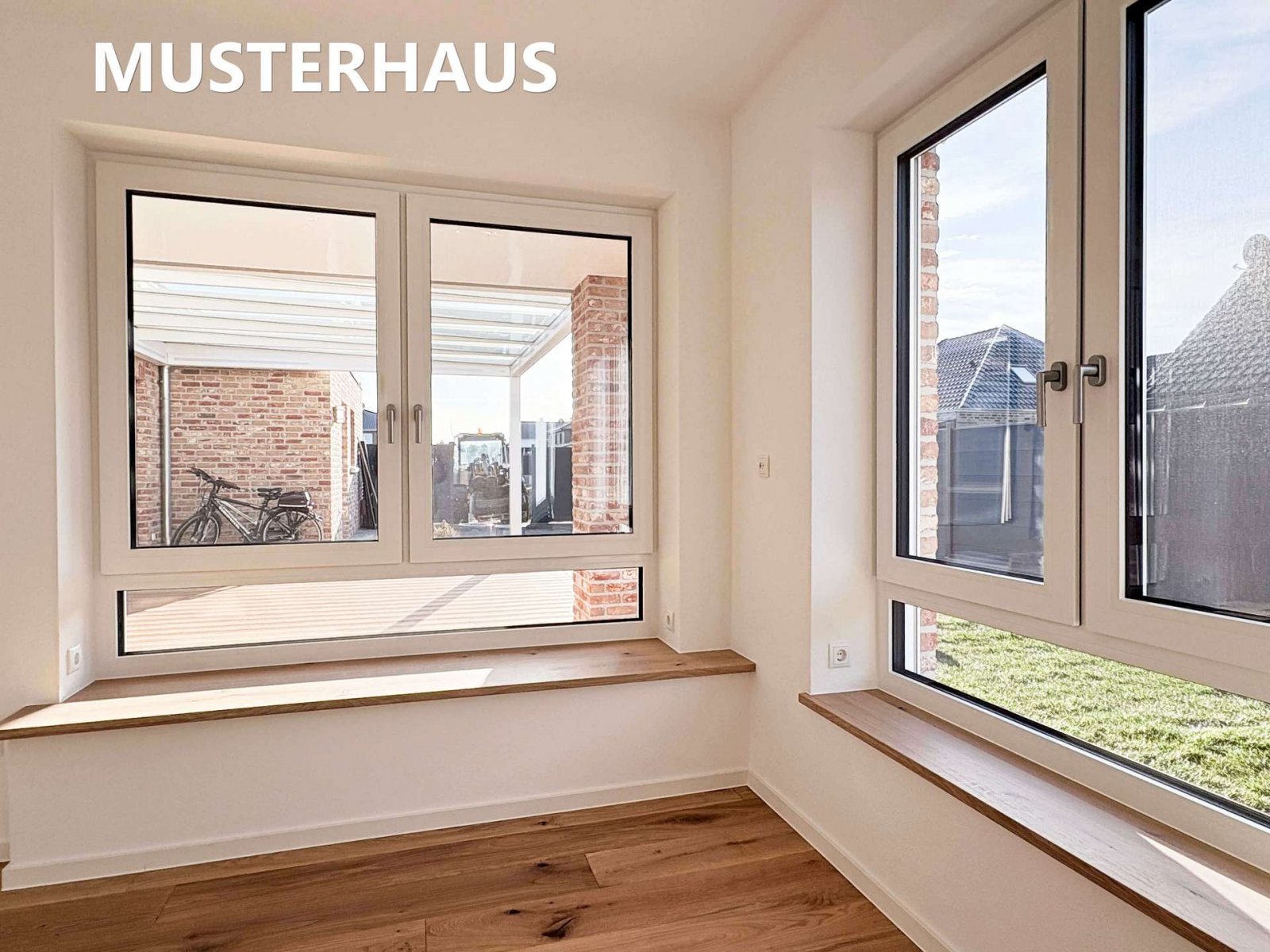 Große Fensterflächen Große Fensterflächen