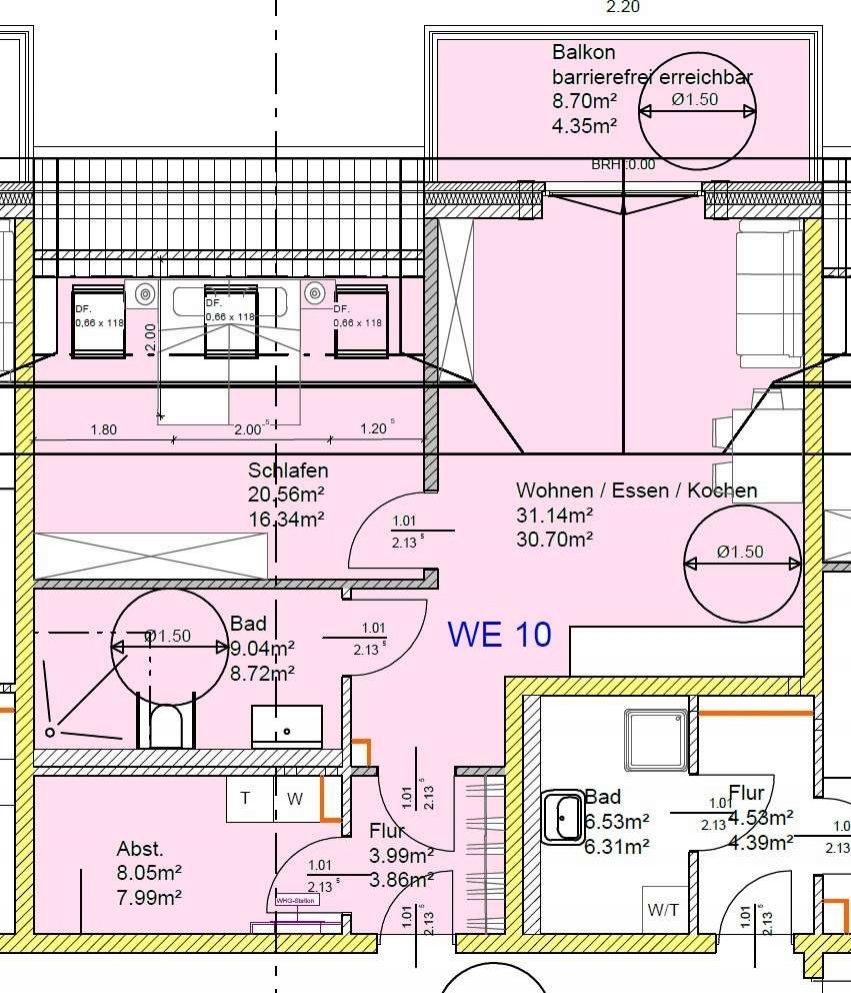 Grundriss WE 10 Grundriss WE 10