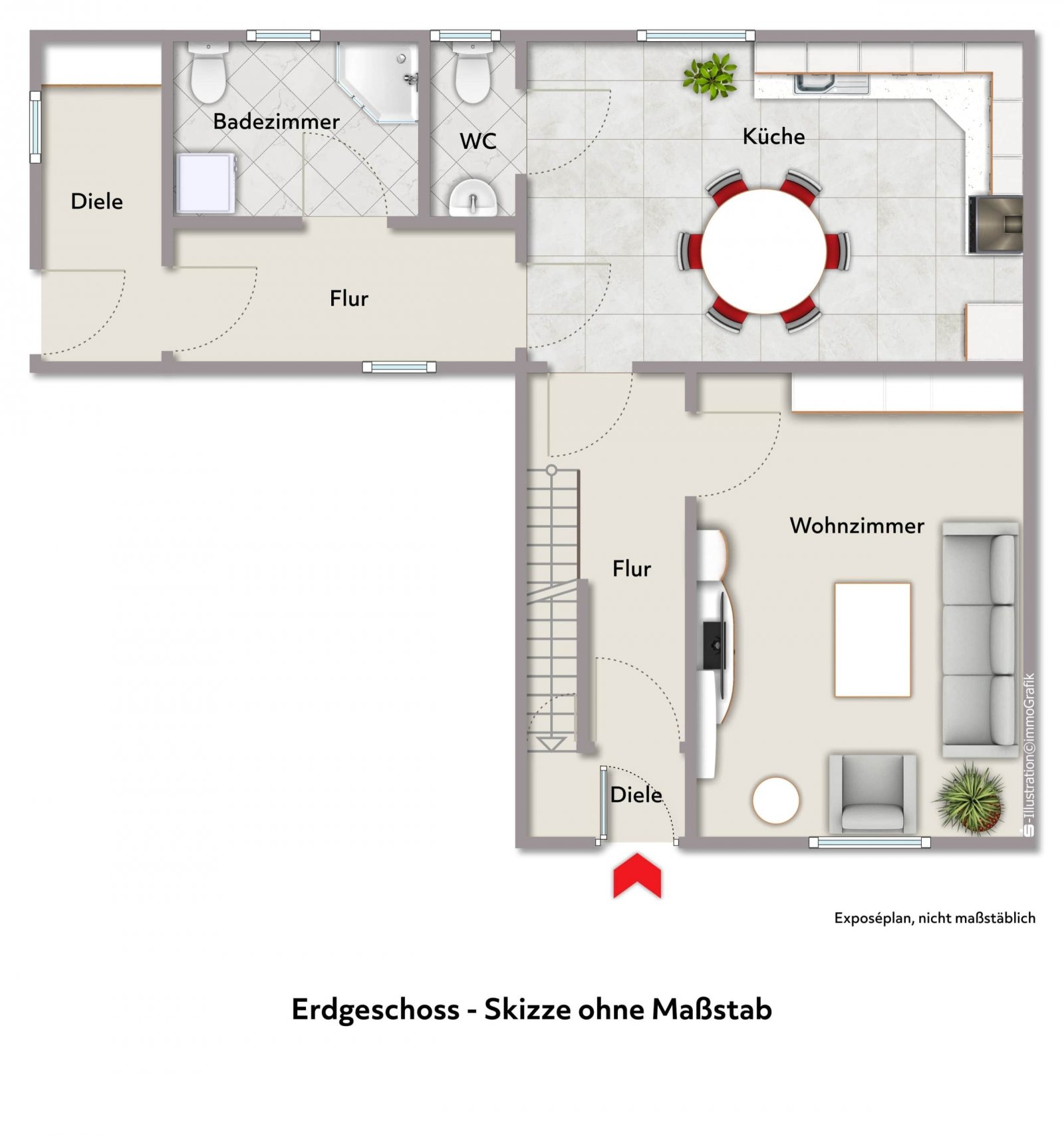 Grundriss Erdgeschoss Grundriss Erdgeschoss