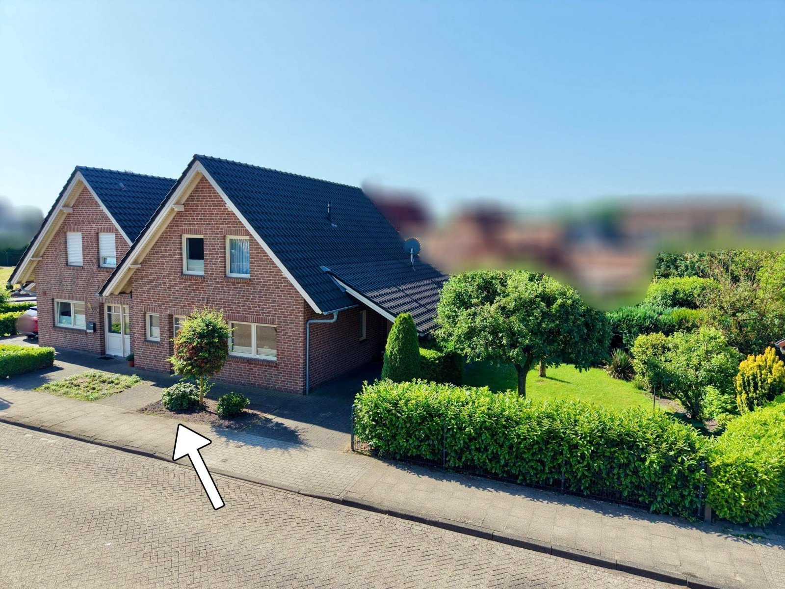 Luftbild Straßenansicht