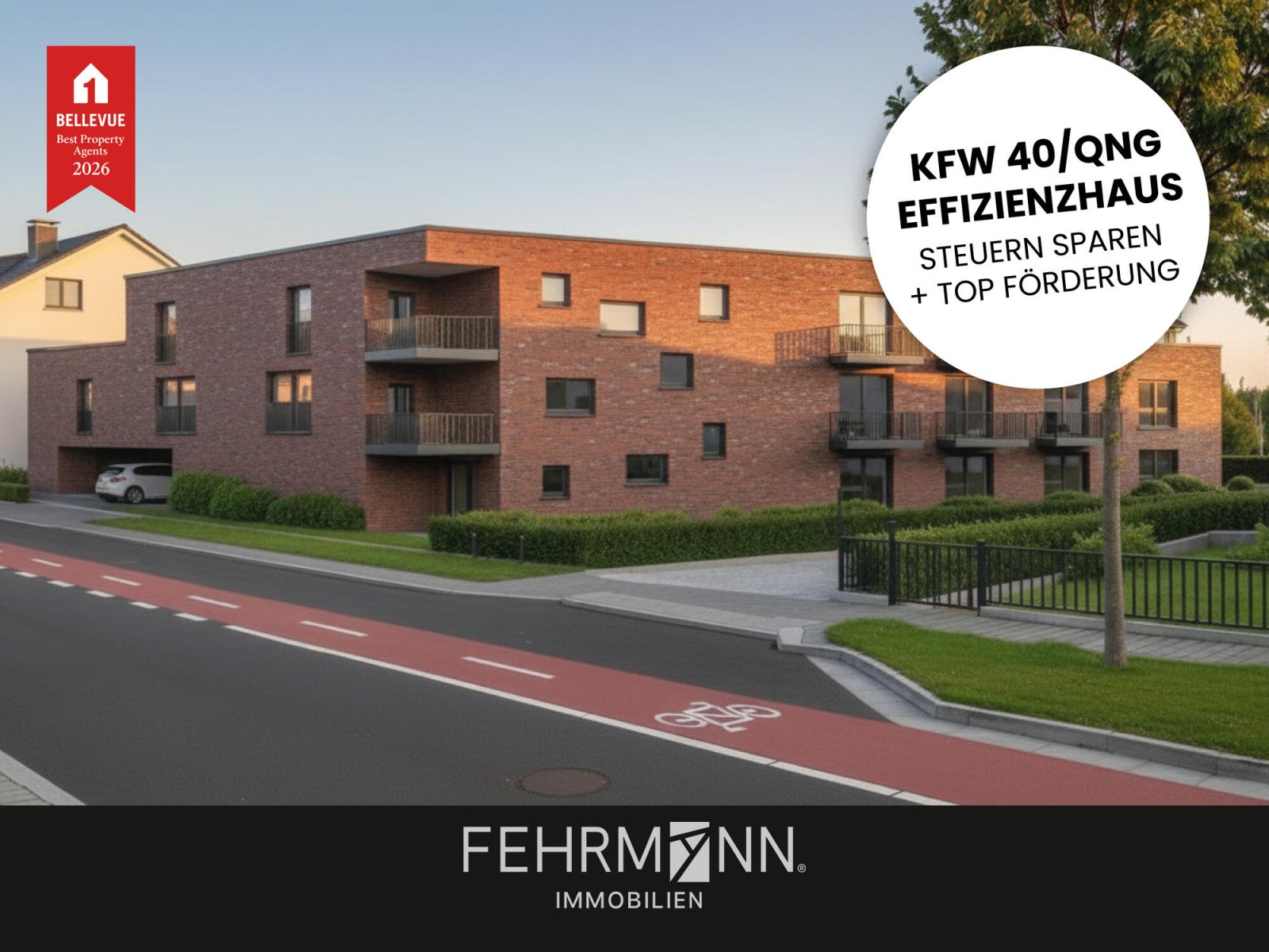 Lingen (Ems): Modernes Apartment mit Terrasse zentral in Lingen im QNG-Standard zum Kauf 