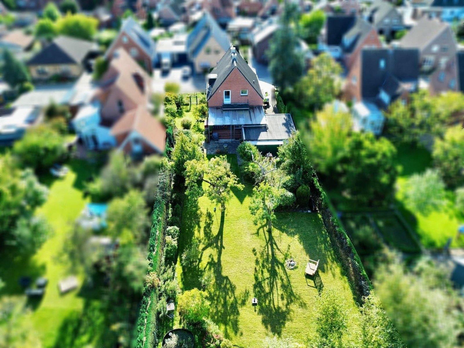 Rückseite von oben
