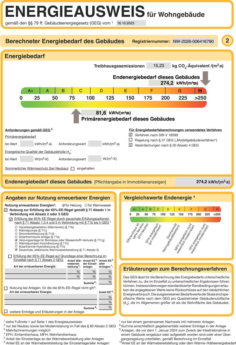 Energieausweis Seite 1 Energieausweis Seite 1