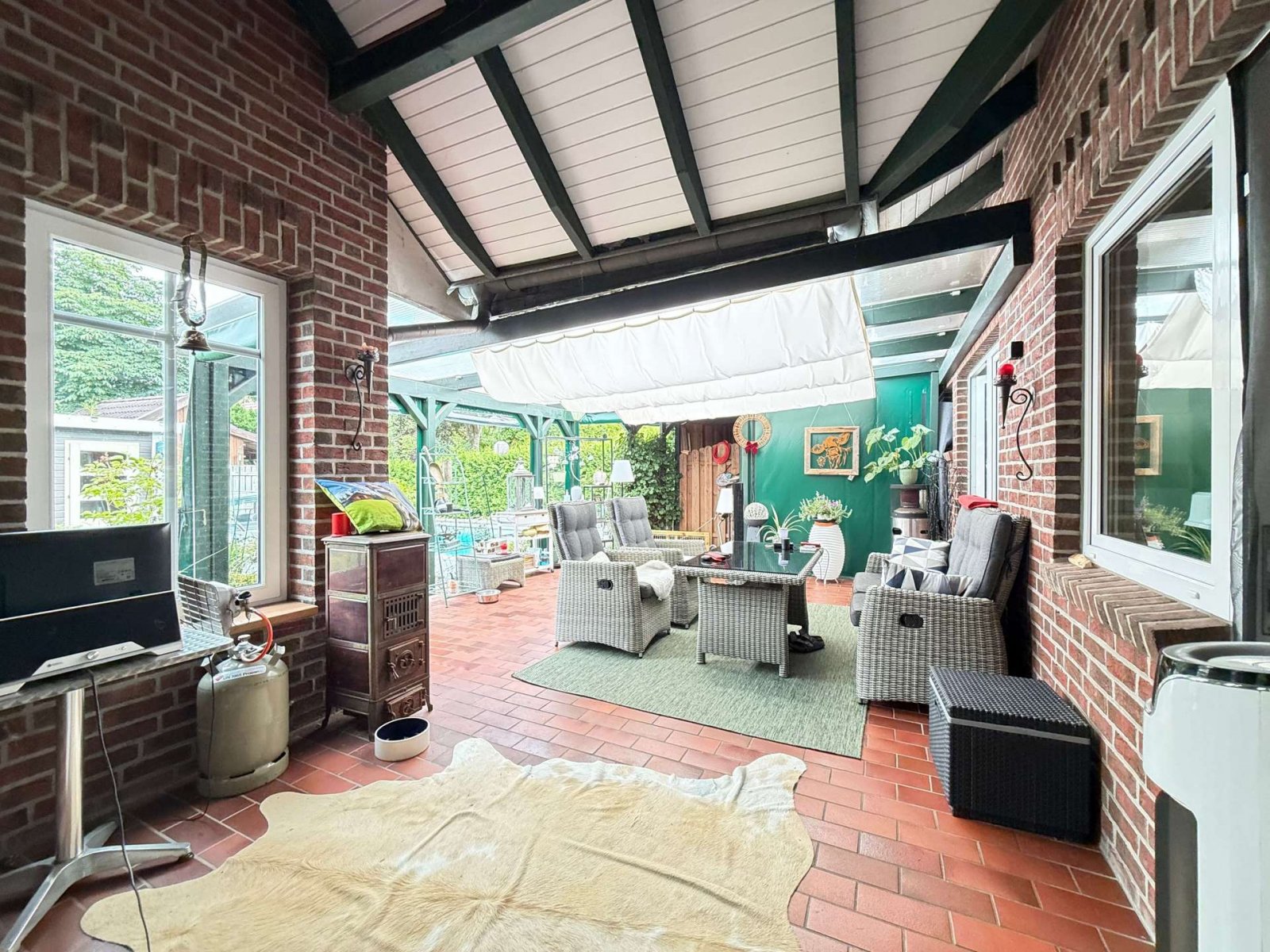 Blick zur Sommerterrasse Blick zur Sommerterrasse