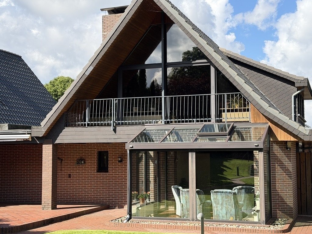 Rückansicht Gebäude außen