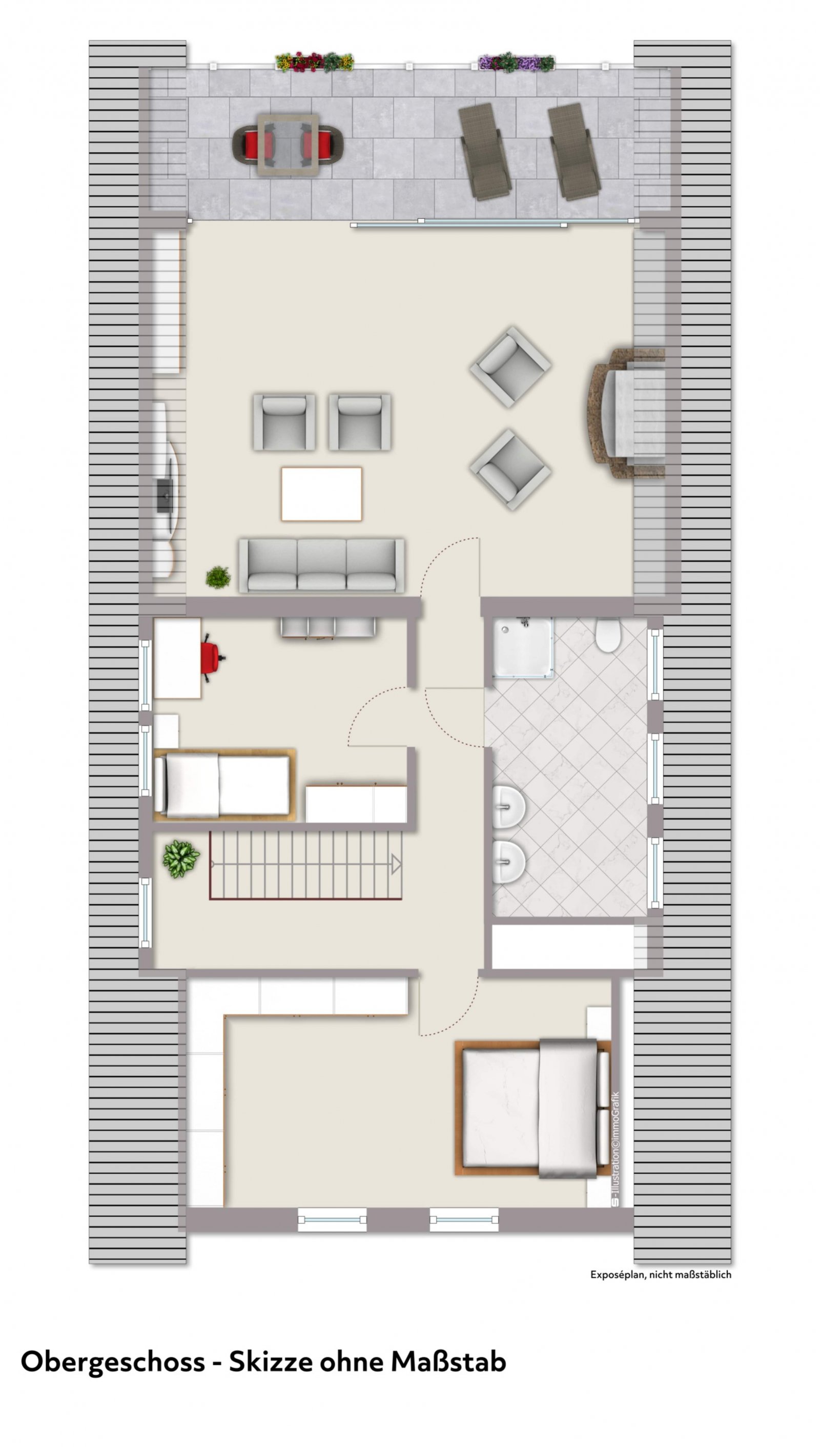 Grundriss Obergeschoss