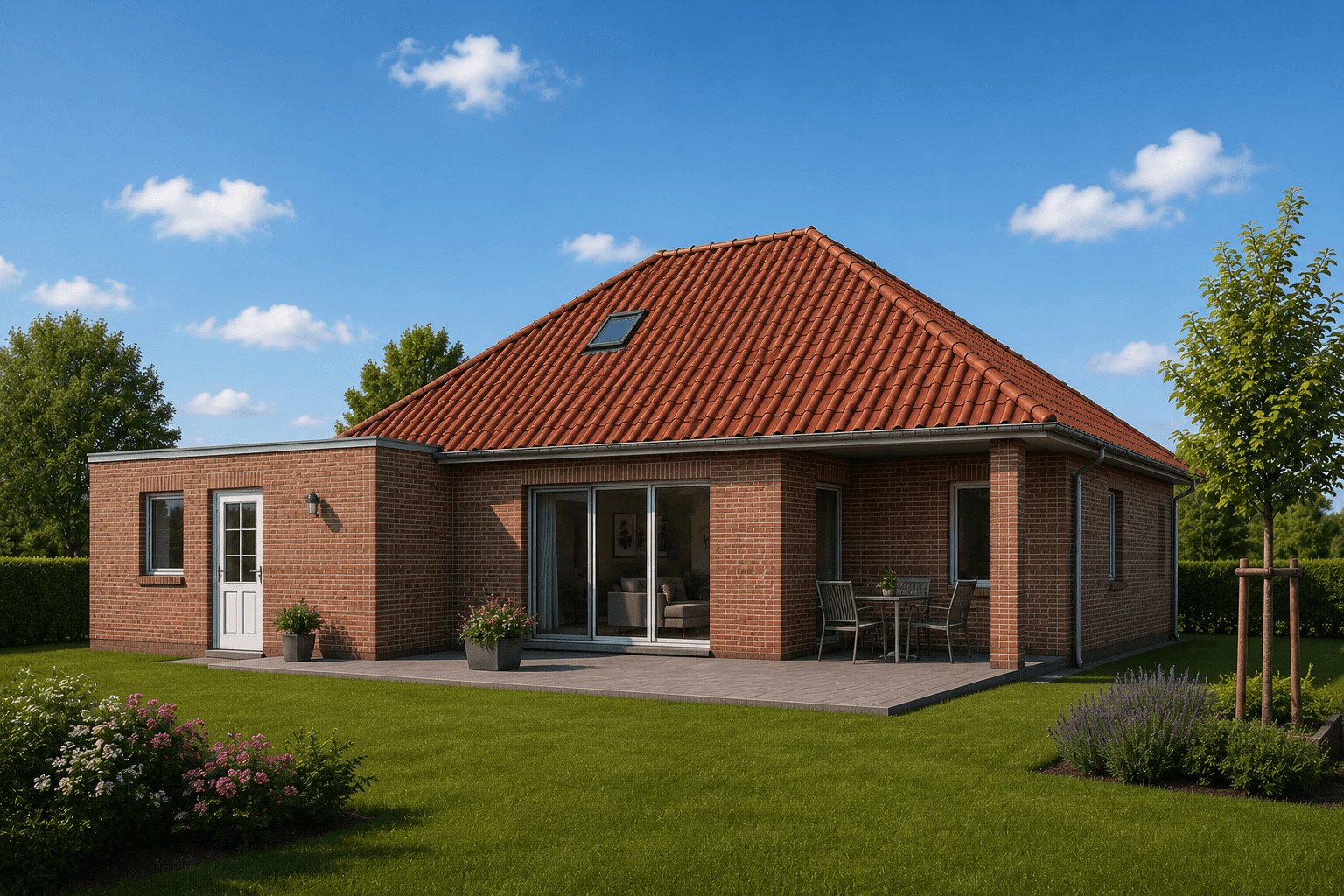 Hausansicht KI generiert Hausansicht KI generiert